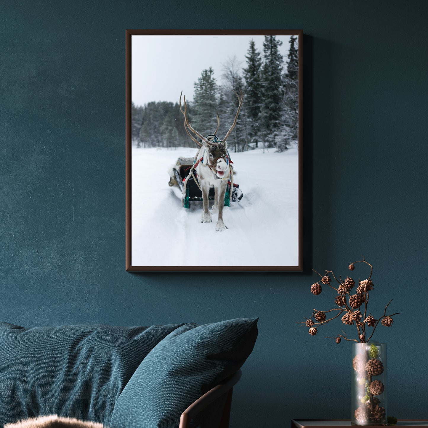 Reindeer with Sleigh