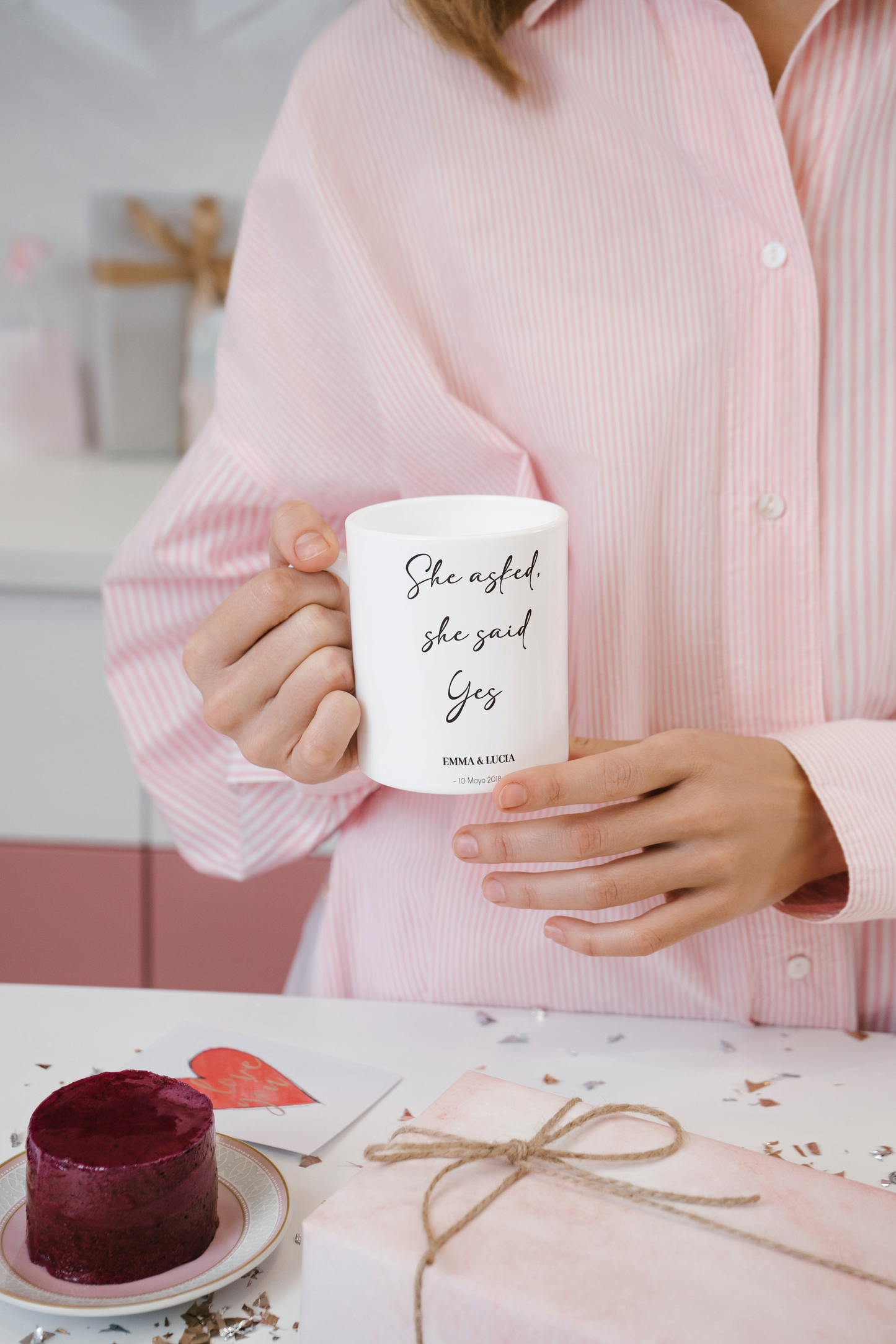 Taza Pareja Enamorados - Mug Gift Aniversary