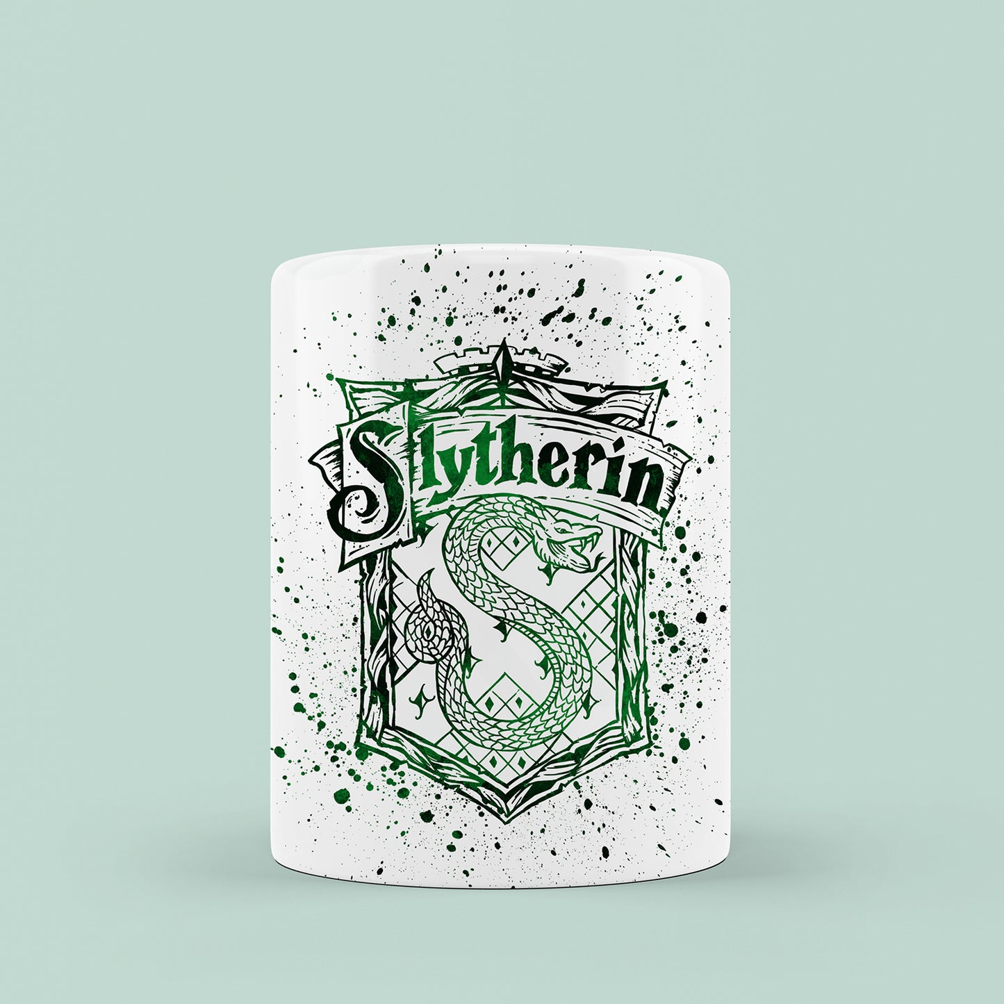 Taza Harry Potter -  Casa Slytherin