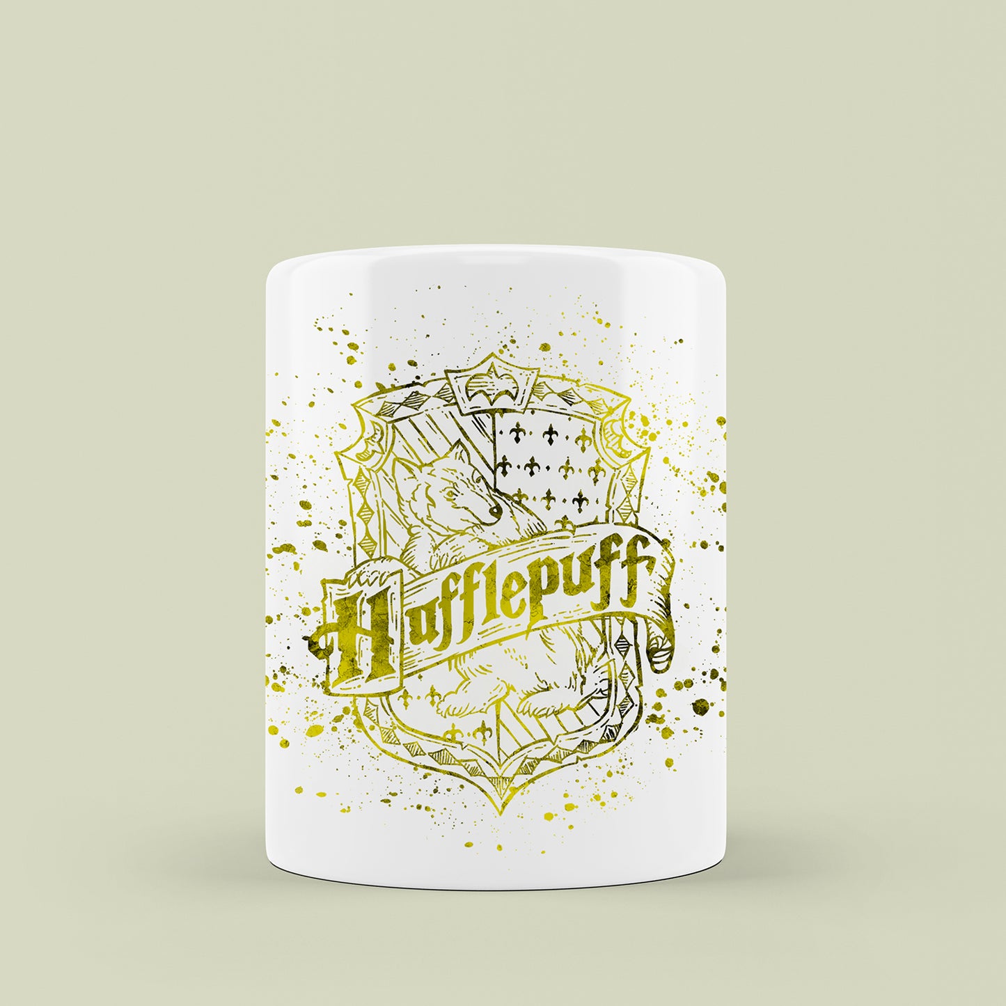 Taza Harry Potter -  Casa Hufflepuff