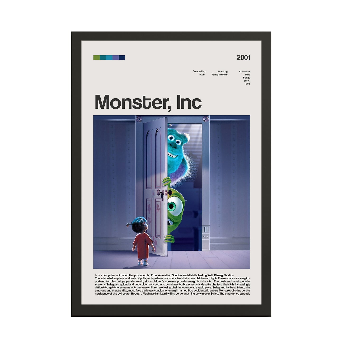 Monster INC Poster kids