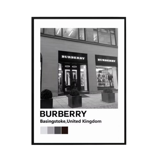 Burberry Fashion Poster